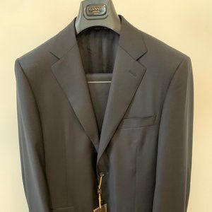 Canali Dark Navy Blue Two-Piece Suit (48 L)